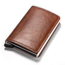 New Men Antitheft Card Holder Fashion Metal Credit Card