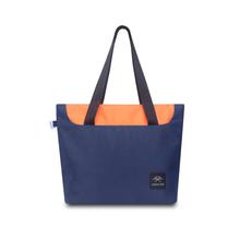 Mheecha Meander Tote Bag- Navy Blue/Orange