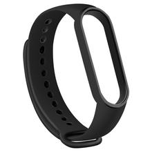 Straps For Xiaomi Mi Smart Band 5 / 6  / Amazfit Band 5 Soft Silicone Wristband Sport Wristband  Bracelet Fit - Black