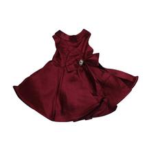 Bow Design Flared Dress For Girls