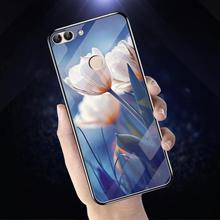 Luxury Tempered Glass Case For Huawei P Smart Case Silicon Nova Lite 2