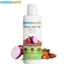 Mamaearth Onion Hair Oil For  Hair Fall Control With Redensyl, 150Ml