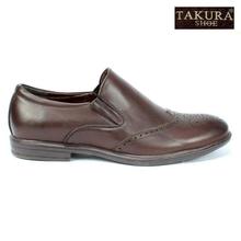 Takura Dark Brown Slip-on Shoes For Men: L149LY