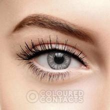 Cosmetic color contact lens in gray color