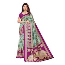 Anni Designer Women's Mysore Silk Printed Saree with