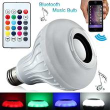 Smart Wireless Bluetooth Speaker Music Playing Colorful LED Bulb