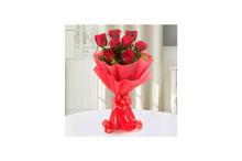 Enigmatic 8 Red Roses Bouquet