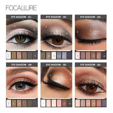 FOCALLURE 6 Colors Eye Shadow Makeup Shimmer Matte Eyeshadow