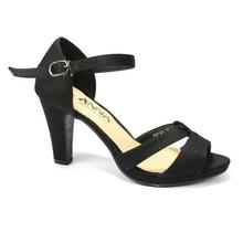 Black Ankle Strap Heels For Women