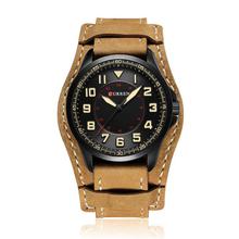 CURREN 8279 Stylish PU Leather Band Water Resistant Quartz Wrist Watch