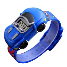 SKMEI 1241  3D Cute Cartoon Car shape Children Electronic Digital Watch Clock Kids Wristwatch For Boys Girls