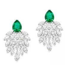 New Big CZ Earrings For Women Micro Pave Cubic Zirconia Crystal