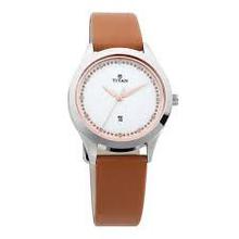 Titan Sparkle White Dial Analog Watch For Women - 2570SL02