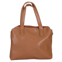 PU Leather Light Brown Shoulder and Handbag for Women