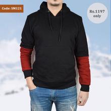 Men Fashion Double Color Winter Hoodie