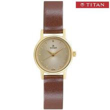 Titan Karishma Revive Analog Champagne Dial Women's Watch 2593YL01