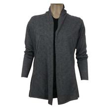 Grey Laser Cut Designed Shrug For Women- 1606 M