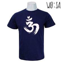 Blue Om Printed T-Shirt For Men