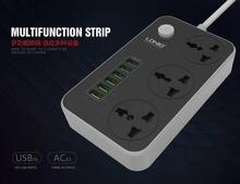 LDNIO SC3604 Power Strip with 3 AC Sockets + 6 USB Ports