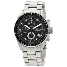 Fossil Watch Decker Chronograph Black Dial Watch For Men- CH2600IE