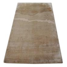 Beige Two-Toned Handmade Nepali Wool and Silk Flooring Rug 100 Knot- 0222
