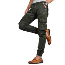 Virjeans Cotton Twill Stretchable (Cargo) Box Joggers Pant (VJC 705) Olive