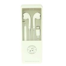 Stereo Bass Earpod Earphone In-ear Headphone For iPhone 6 /6s &6Plus /7 & 7 Plus/ 8 & 8 Plus/ X & XS / XR / XS Max  - White