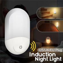 Smuxi AC 100-240V LED PIR Motion Sensor Smart Night Light