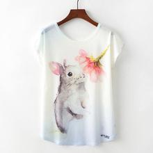 Summer New Women T-Shirts 2019 Harajuku Kawaii Cute Animal