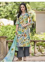 Stylee Lifestyle Multi Satin Printed Dress Material - 2104