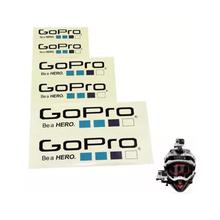 6Pcs Set GoPro Camera Waterproof Decals Stickers Graphic Set Gopro Logo