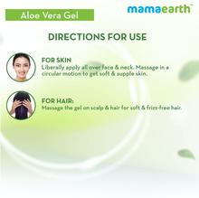 Mamaearth Aloe Vera Gel with Pure Aloe Vera & Vitamin E for Skin and Hair - 300ml