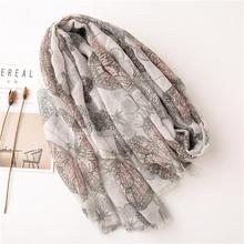 Korean Style Sun Protection Premium Printed Scarves For