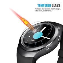 Samsung Gear S2 Gear Sport Tempered Glass SCREEN PROTECTOR 2.5D High Definition 9H(White) (NOT WATCH)