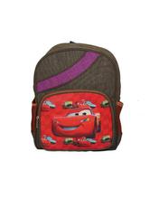 2002 Car Printed Zippered School Backpack ( Unisex)