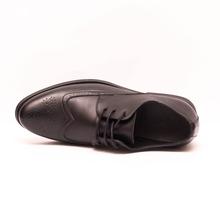 Kapadaa: Caliber Shoes Black Lace Up Formal Shoes For Men – ( 419 C)