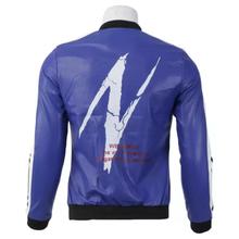 Two Toned Synthetic Leather Jacket For Men - A6606