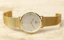 AMERICO Classic Petite Melrose Ladies Gold Strap Watch For Women