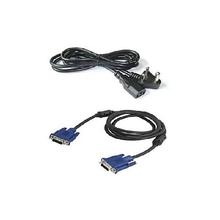 Combo of VGA and Power Cable for Computer CPU Monitor Cable