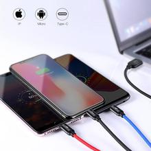 Baseus 3 in 1 USB Cable for Mobile Phone Micro USB Type C