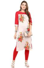 Women’s Tunic Tops Poly Silk Kurti – Multicolored