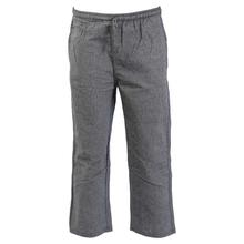 Grey Cotton Casual Trouser For Men