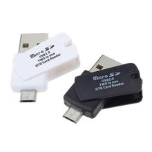 2-in-1 USB 2.0 Micro USB OTG TF Card Reader