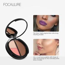 FOCALLURE 3 Colors Shimmer Bronzers and Highlighters