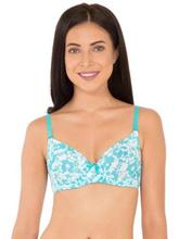 Jockey Sky Blue Fashion Essentials Printed T-Shirt Bra For Women - 1245