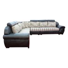 Sunrise Furniture HS-55 L-Shape Wooden Sectional Sofa - Black