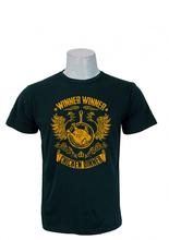 Wosa - PUBG GOLDEN PRINT WIN GREEN T-Shirt For Men