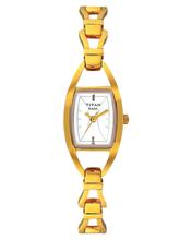 Titan Women'S 2304Ym01 Raga Inspired Gold Tone Watch