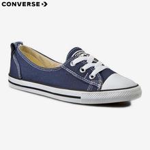 Converse Chuck Taylor All Star Ballet Lace Slip Blue Sneakers Shoes For Women 547165C