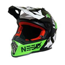 LS2 Fast Full Helmet [Black/Green]